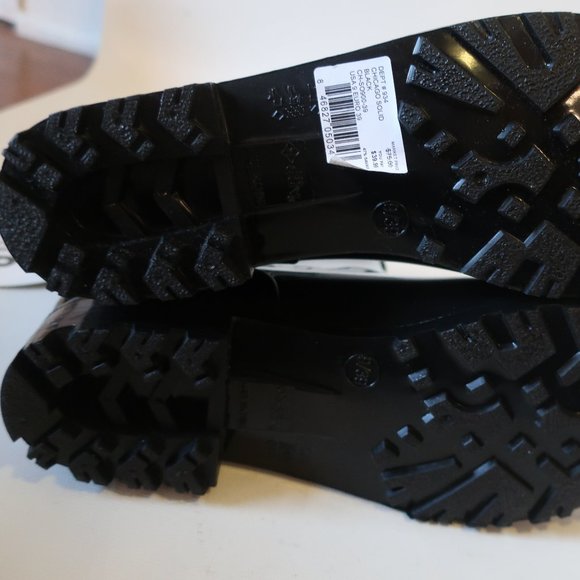 NWOB WOMENS DAV CHICAGO SOLID BLACK WEATHERPROOF BOOTIES 9 * - Picture 9 of 10